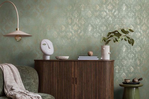 Vliestapete ornamente shabby - vliestapete,