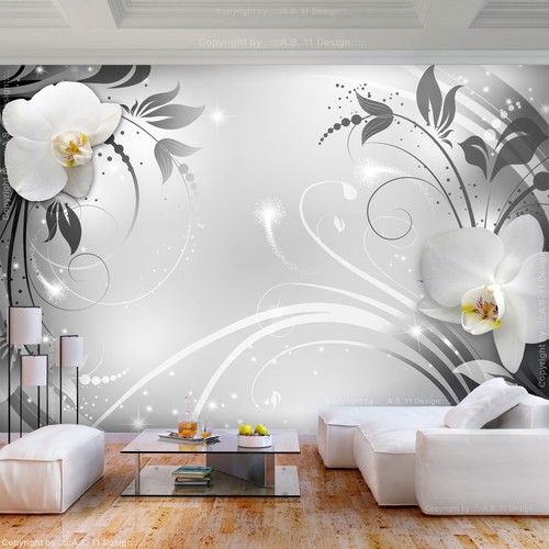Blumen orchidee abstrakt vlies - orchidee,