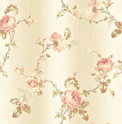 Papiertapete blumen floral - papiertapete,